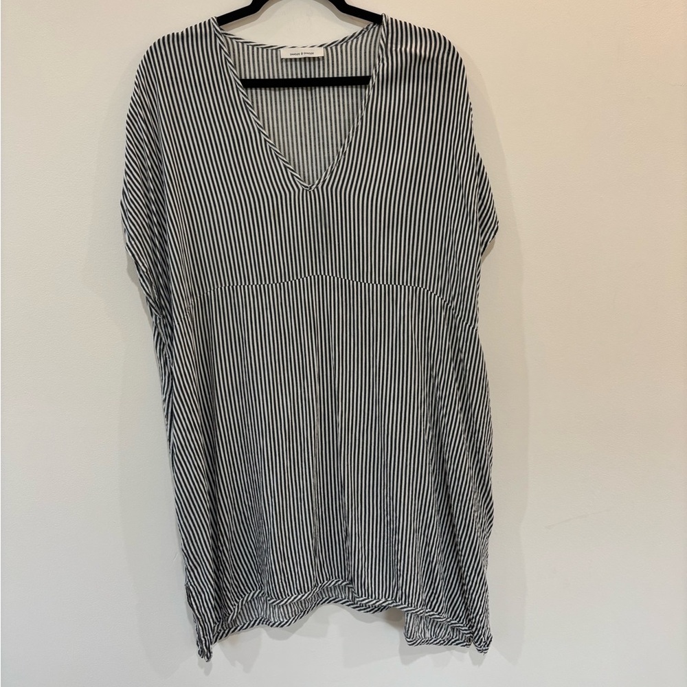 Samsoe Amanda Striped Short Sleeve Dress